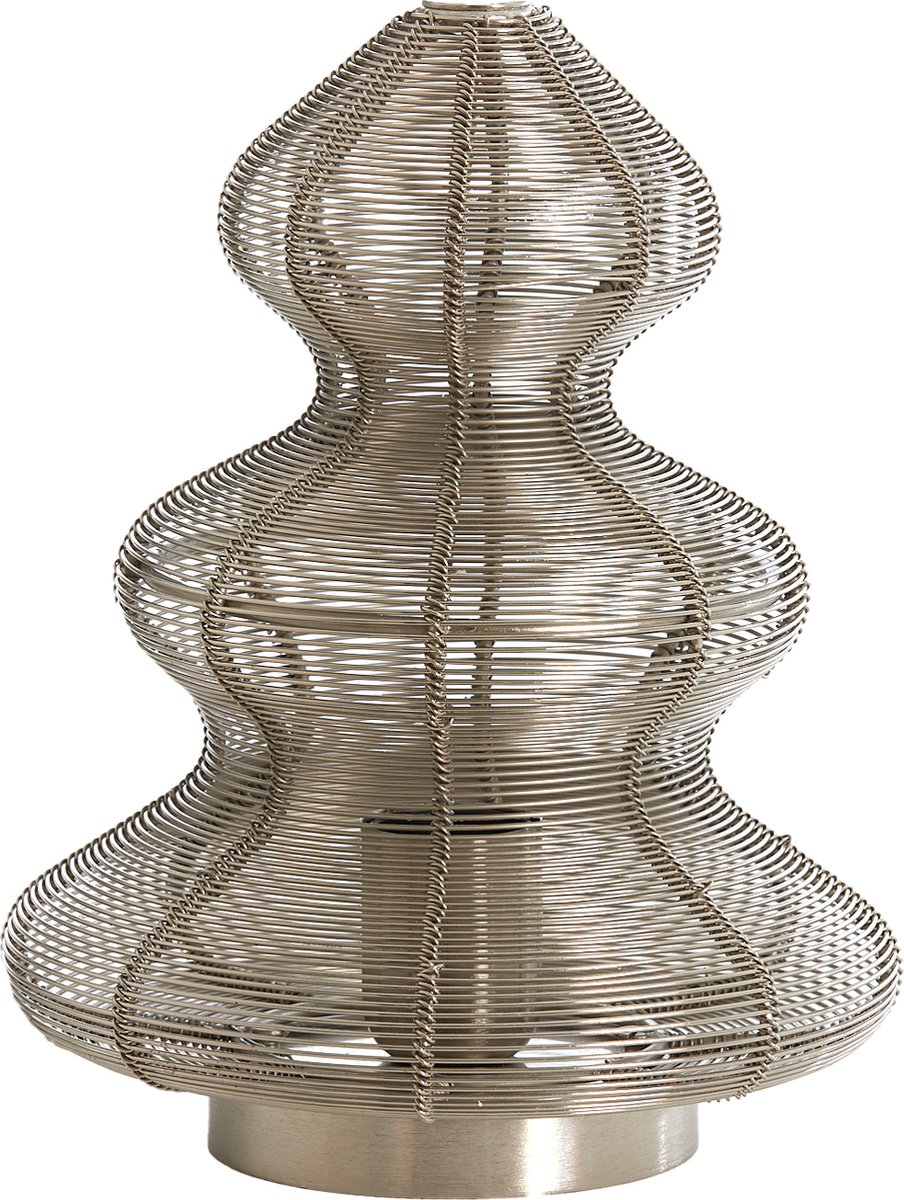 Light&living Tafellamp Ø21x27 cm CHRISTMAS TREE glanzend nikkel