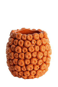 Light & Living Vaas 26x26 cm FALIRO ceramics orange
