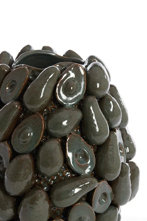 Light & Living - Vaas AVOCADO - Ø33x37.5cm - Bruin