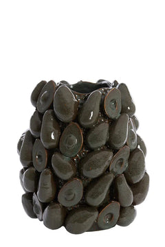 Light & Living - Vaas AVOCADO - Ø33x37.5cm - Bruin