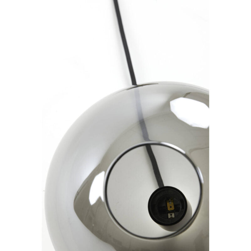 Retro zwarte hanglamp vier bollen Light & Living